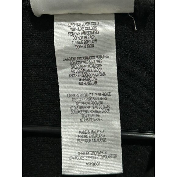 Adidas Mens Large Black Tan Full-Zip Track Jacket Retro Style Striped Sleeves - Picture 6 of 9